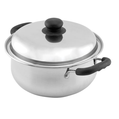 Empire Classic Stainless Steel Dutch Oven with Lid, 5qt